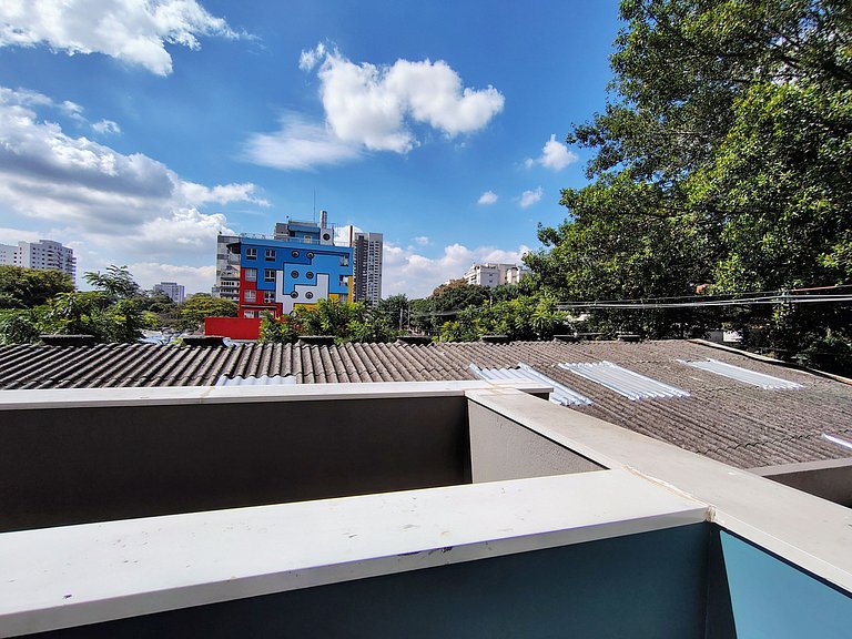 Estúdio com Terraço - Metrô Alto da Boa Vista