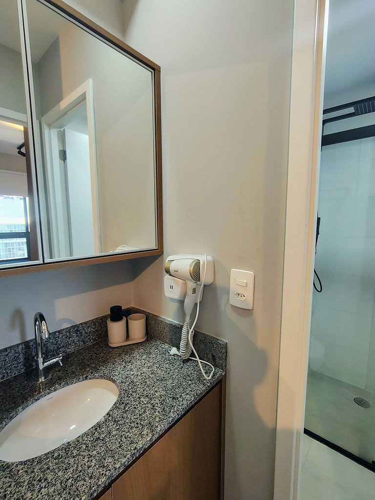 Novo Apto 1 Quarto- Shopping Eldorado - Funcional