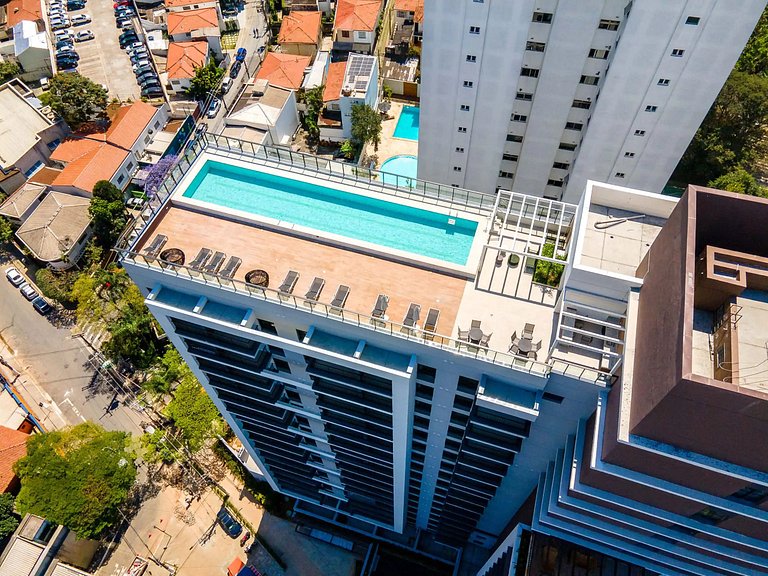 Novo Apto 1 Quarto- Shopping Eldorado - Funcional